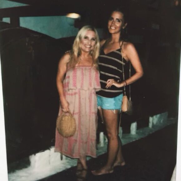 Free People Pink and Tan Strapless Midi Dress - Picture 6 of 6